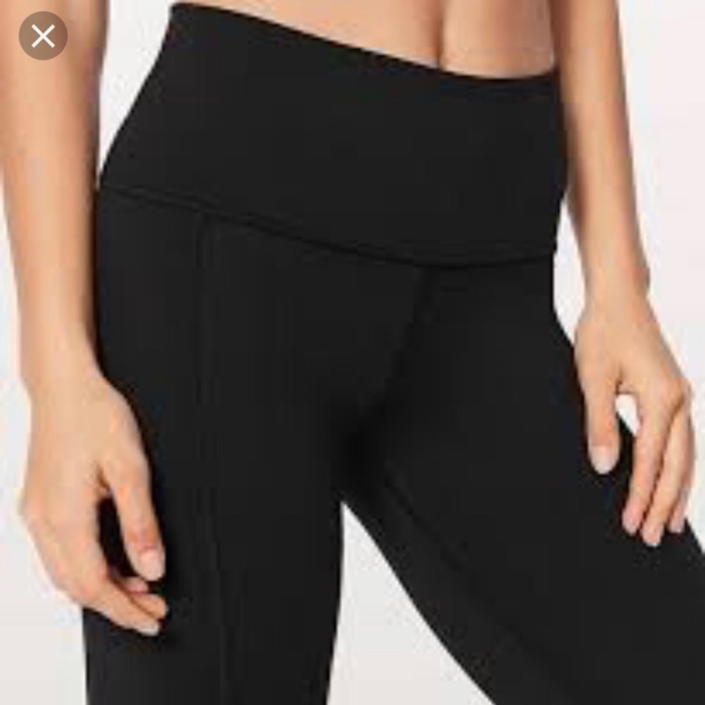Lululemon black groove flair pants